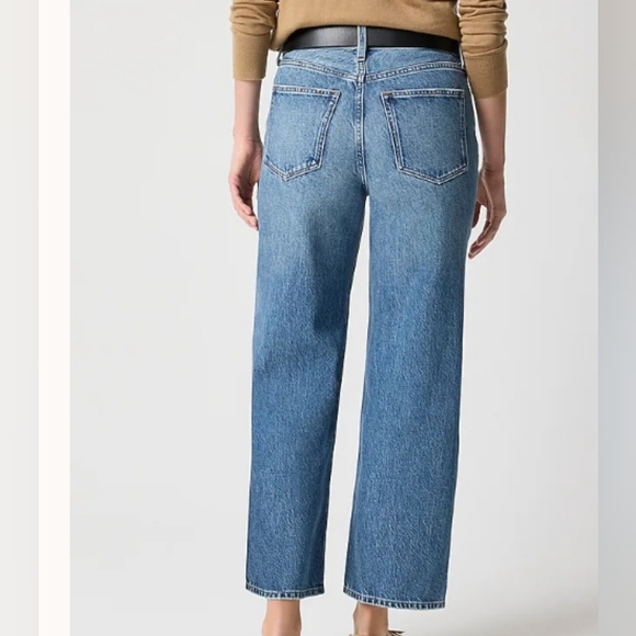 J.Crew 90s Vintage Baggy Jeans Size 29 High Rise Y2K Wide Leg Denim NWT - Picture 2 of 7